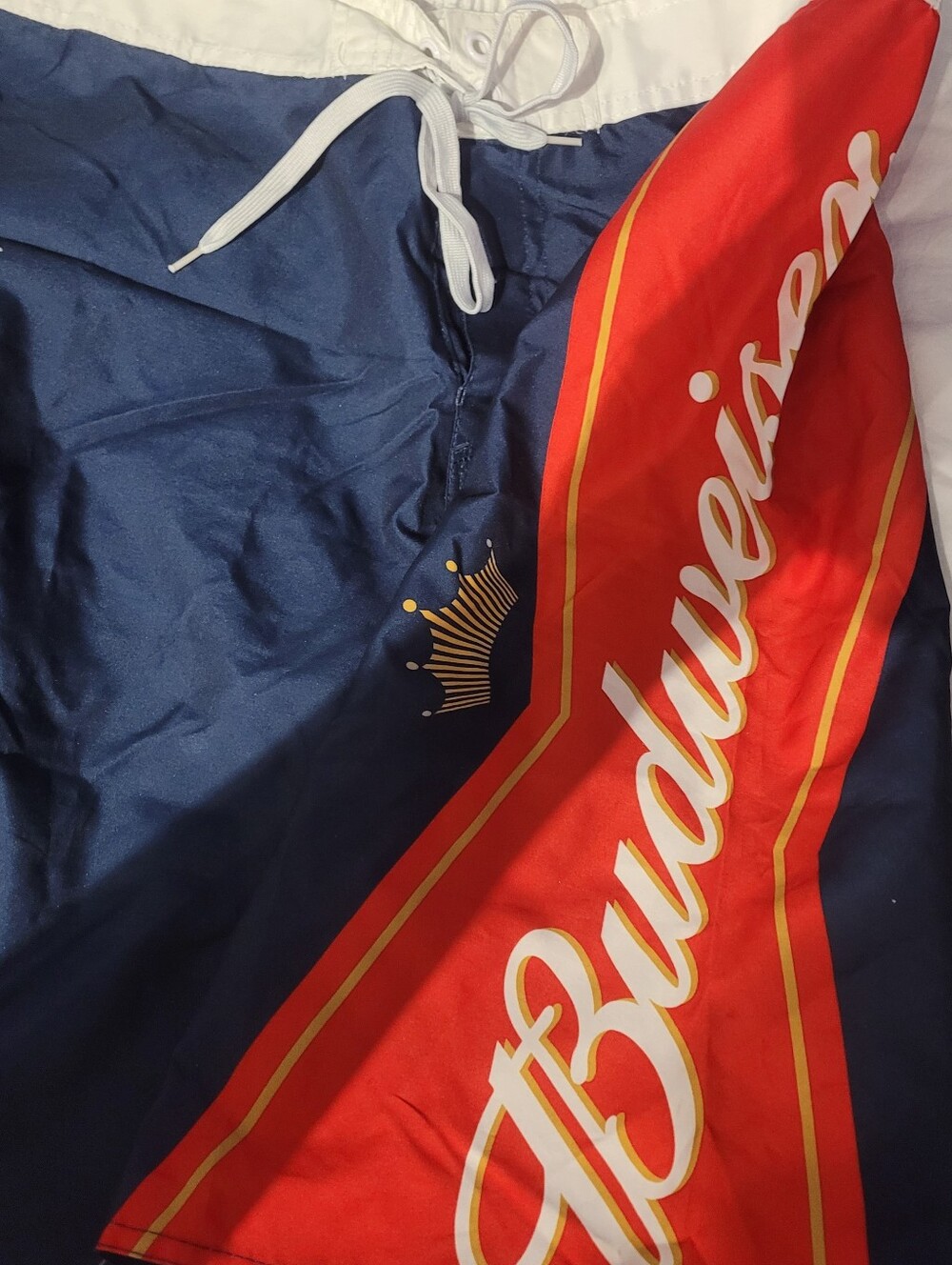 VIntage-style Budweiser Mens Board Shorts Size 38 NWT